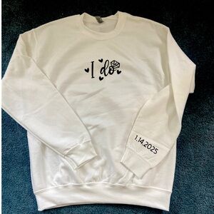 Bride “I Do” Custom Sweatshirt 💍